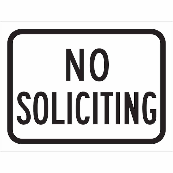 Brady Traffic Sign, 9 in H, 12 in W, Aluminum, Rectangle, English, 115527 115527 - main